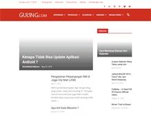 Tablet Screenshot of gulangguling.com